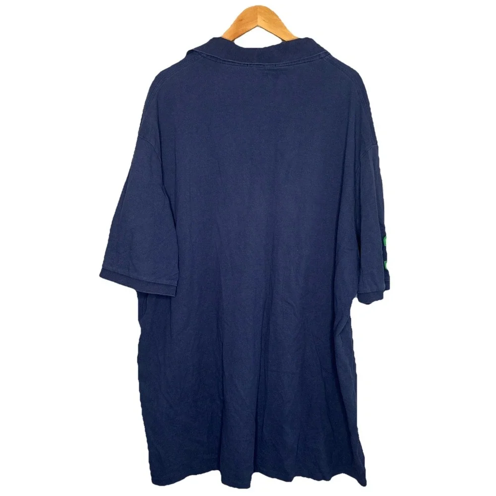 Polo By Ralph Lauren VTG Men's Blue Casual Pony Polo Shirt Size 4XLT